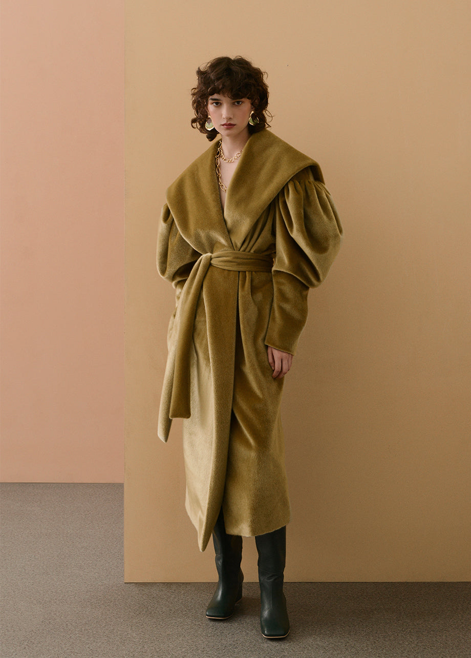 LANTERN SLEEVES COAT