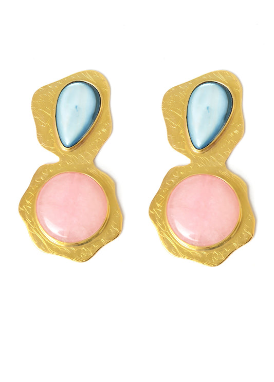 PINK JELLYFISH EARRINGS