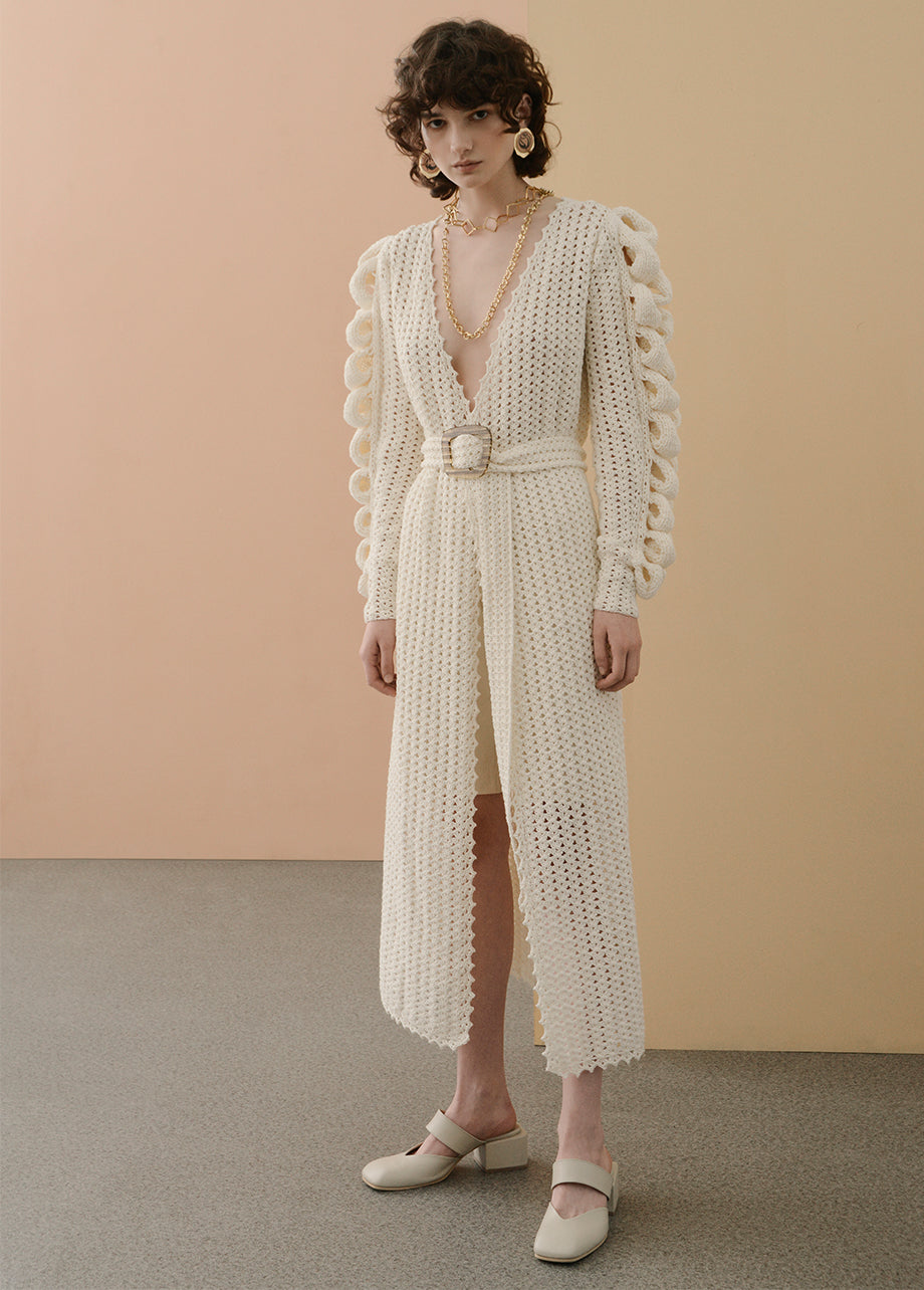KNITTED RESORT CARDIGAN