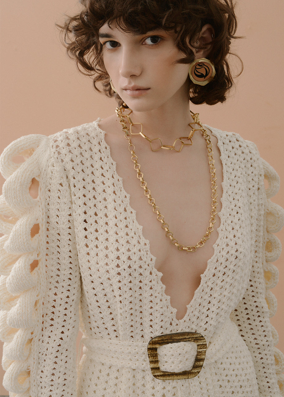 KNITTED RESORT CARDIGAN