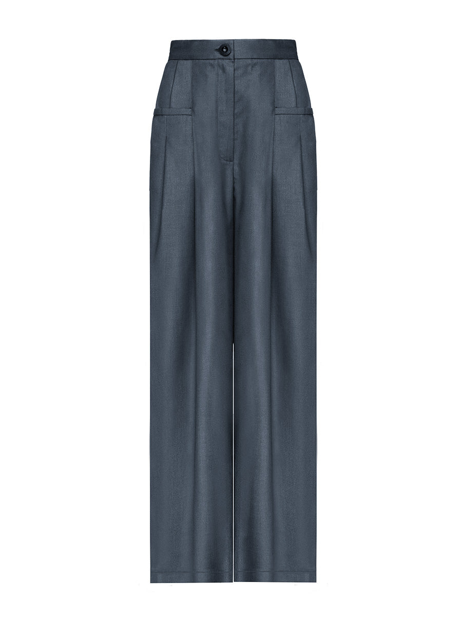 FLUID WIDE-LEG PANTS