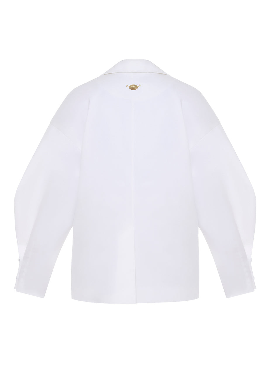 LIYA x MAJA MALNAR WHITE BLAZER