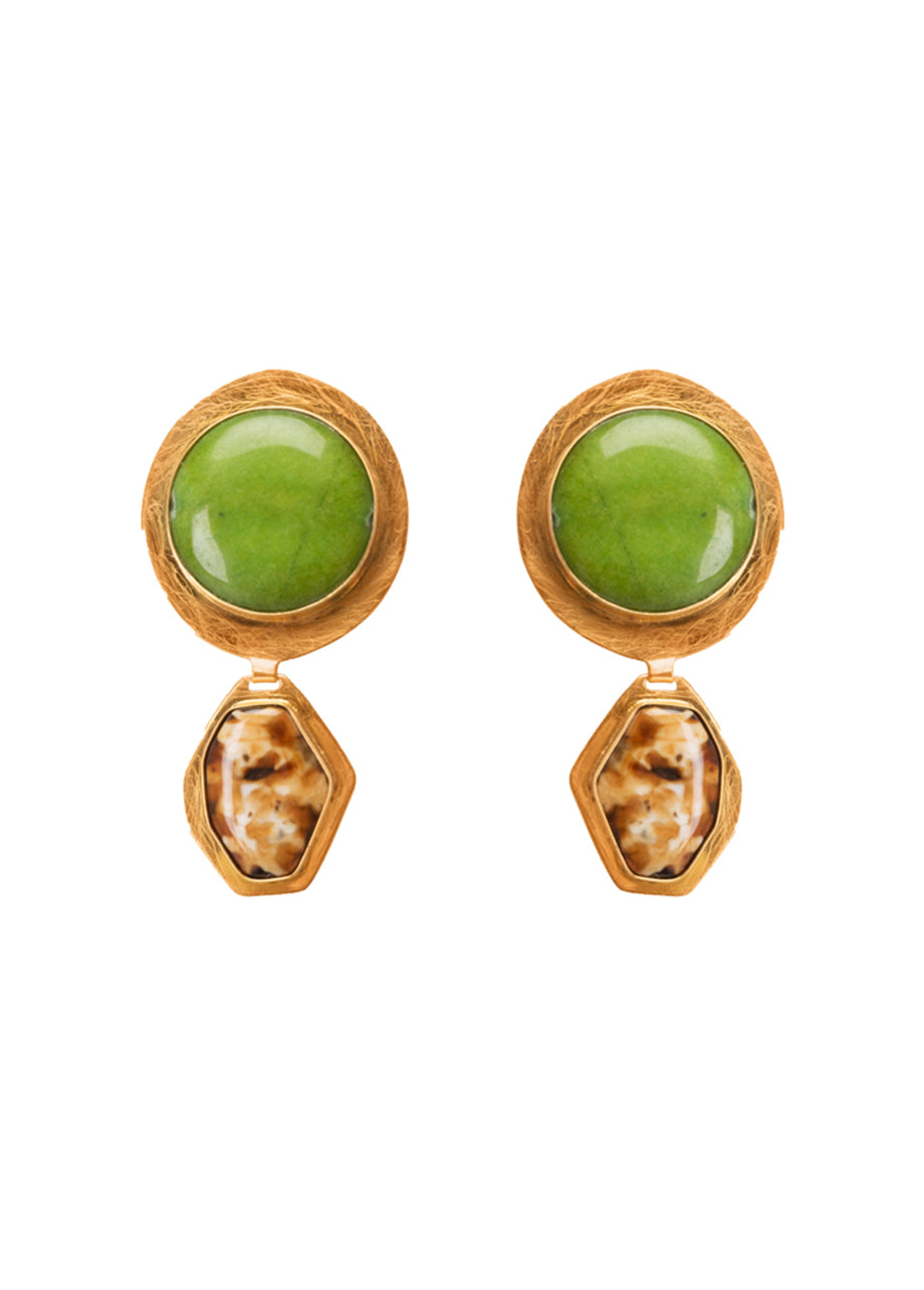 CARAMELED APPLE EARRINGS