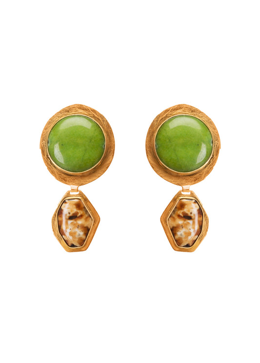 CARAMELED APPLE EARRINGS