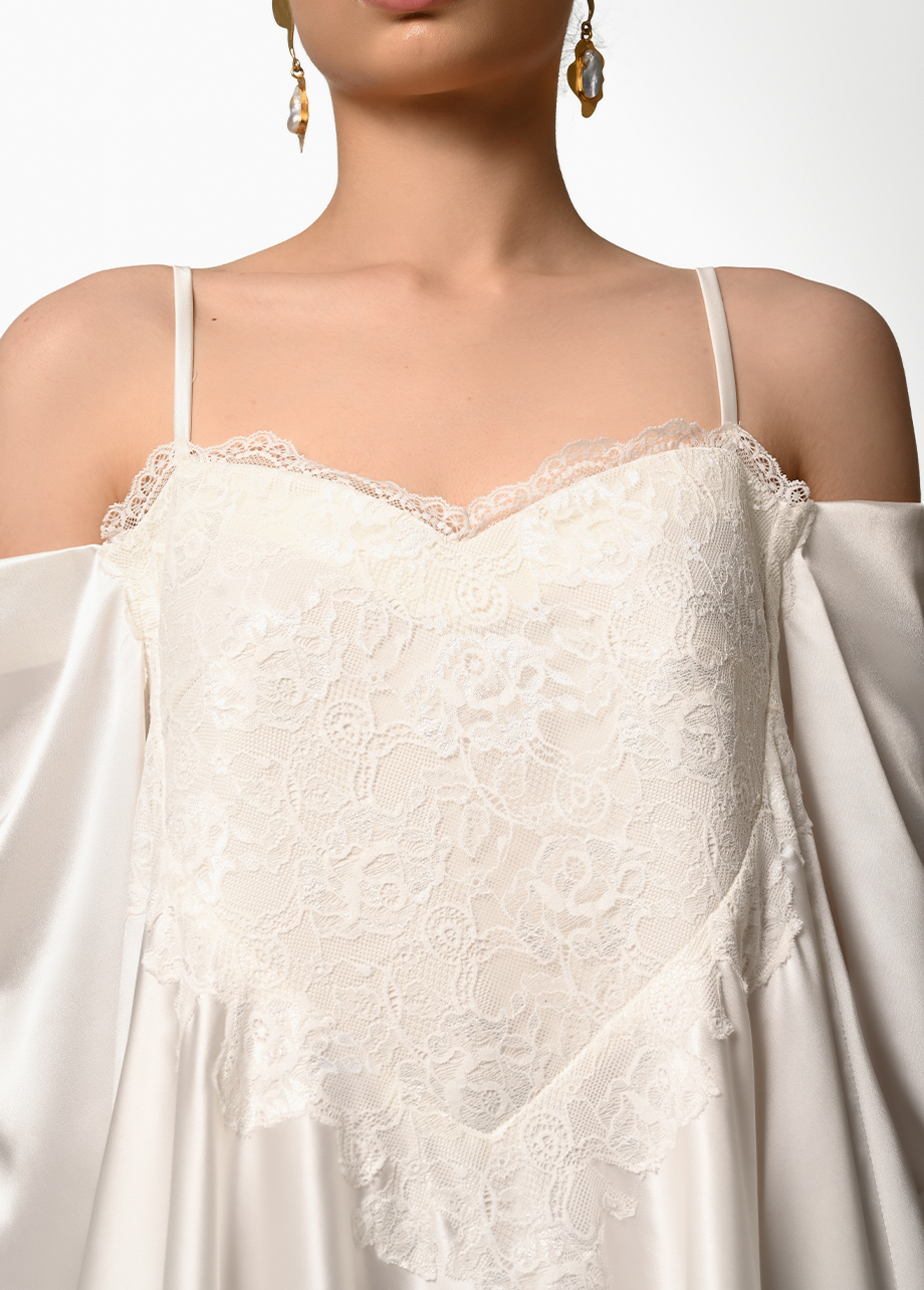 IVORY WHISPER DRESS