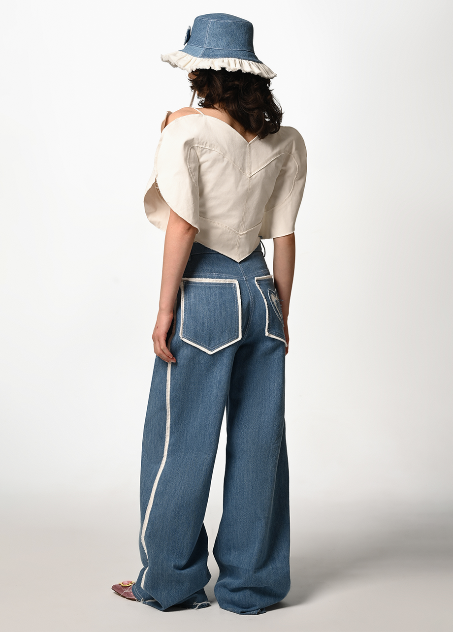 HEART POCKET PANTS