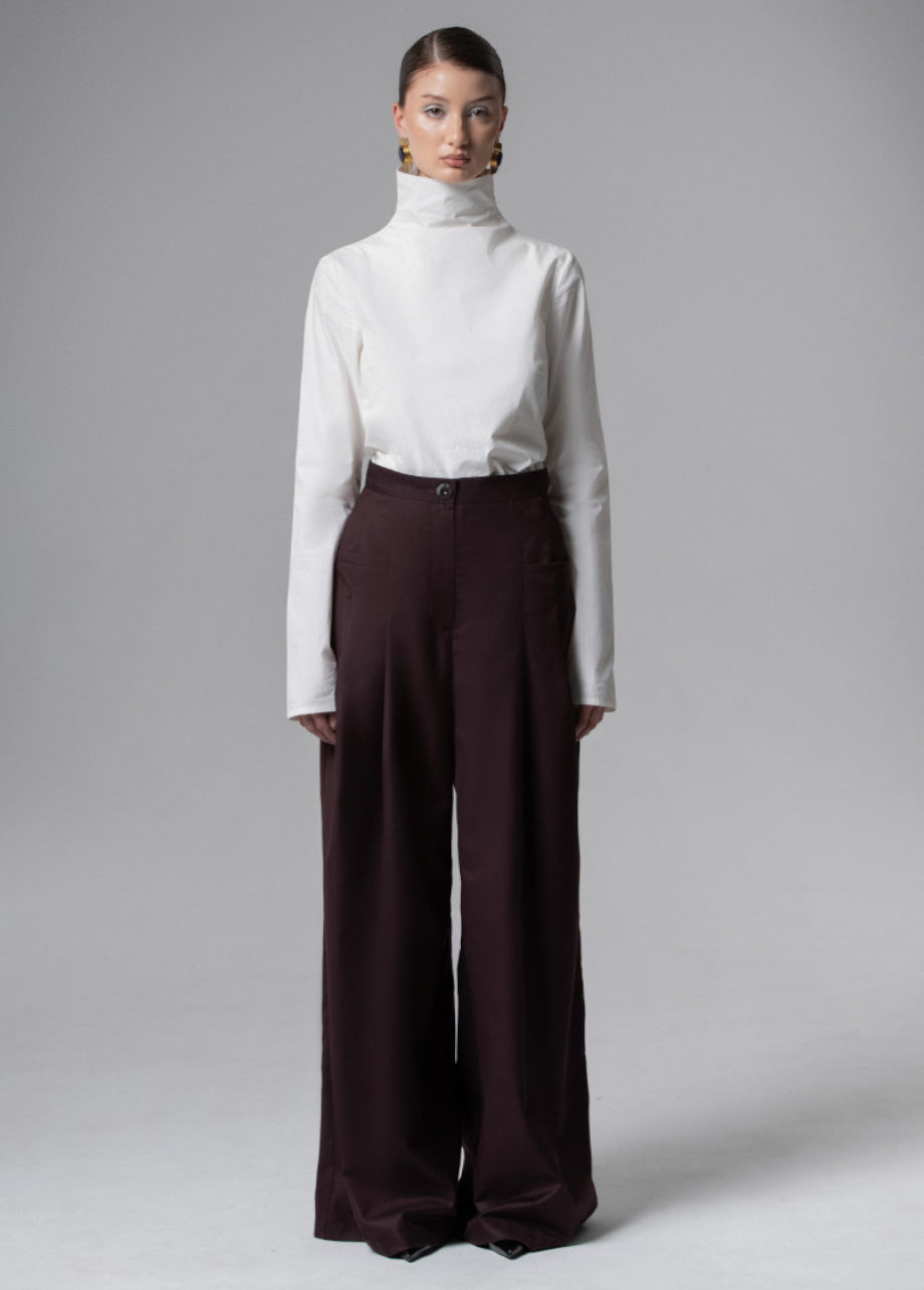 DARK BROWN PANTS