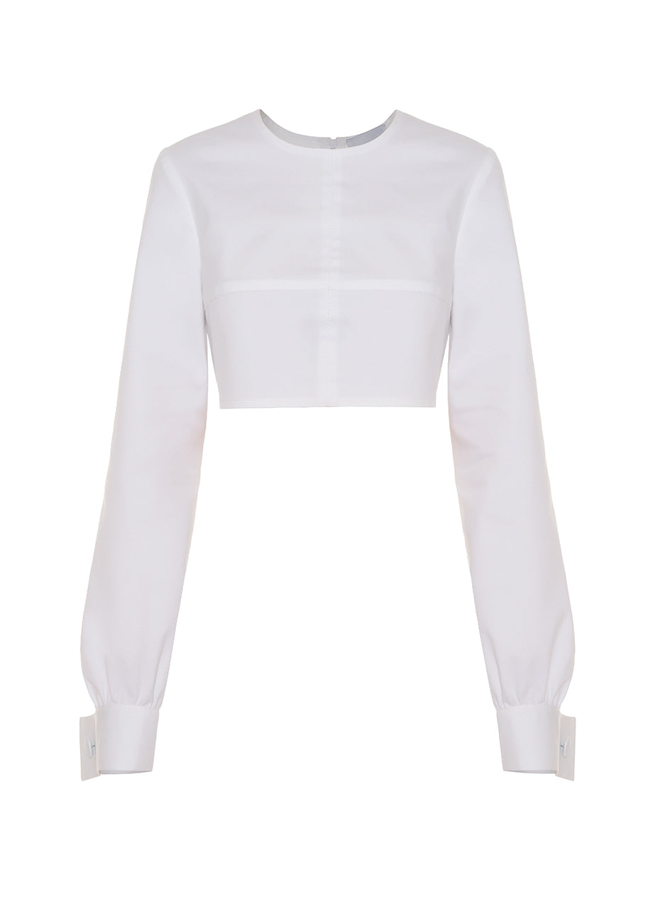 CROPPED SHIRT TOP