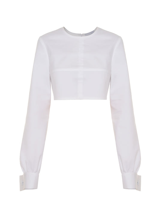 CROPPED SHIRT TOP