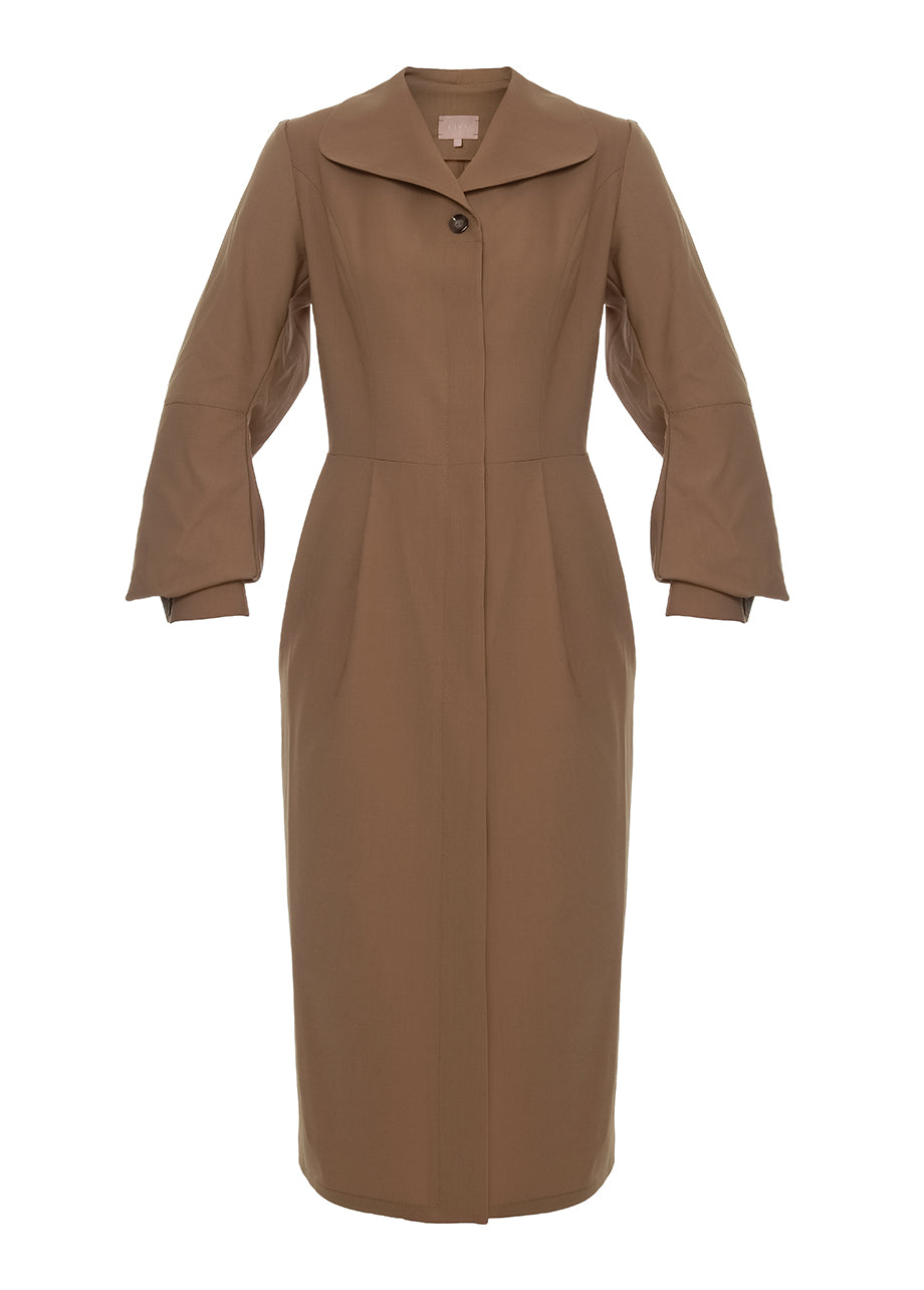 MIDI DRESS WITH POCKETS