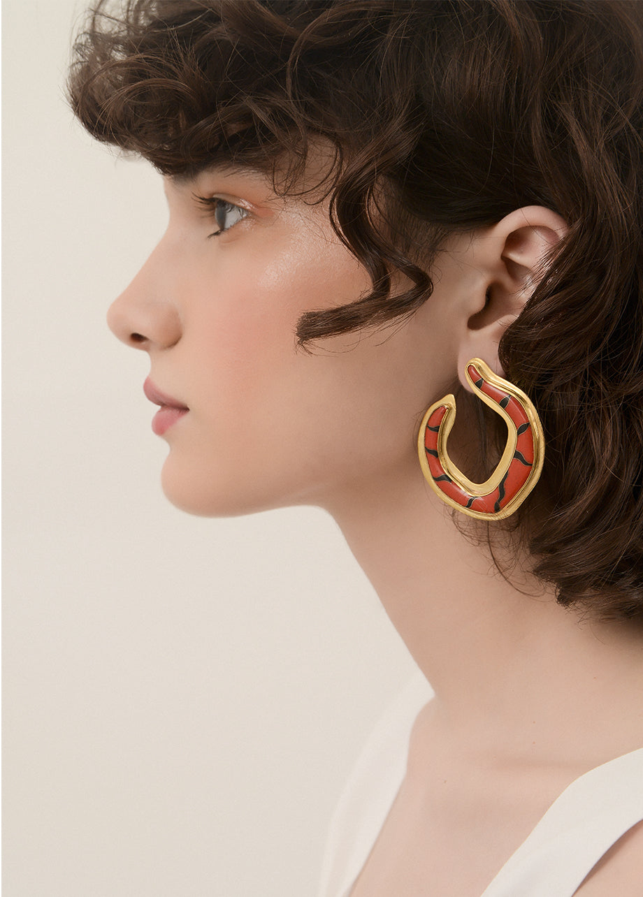 SERPENT EARRINGS
