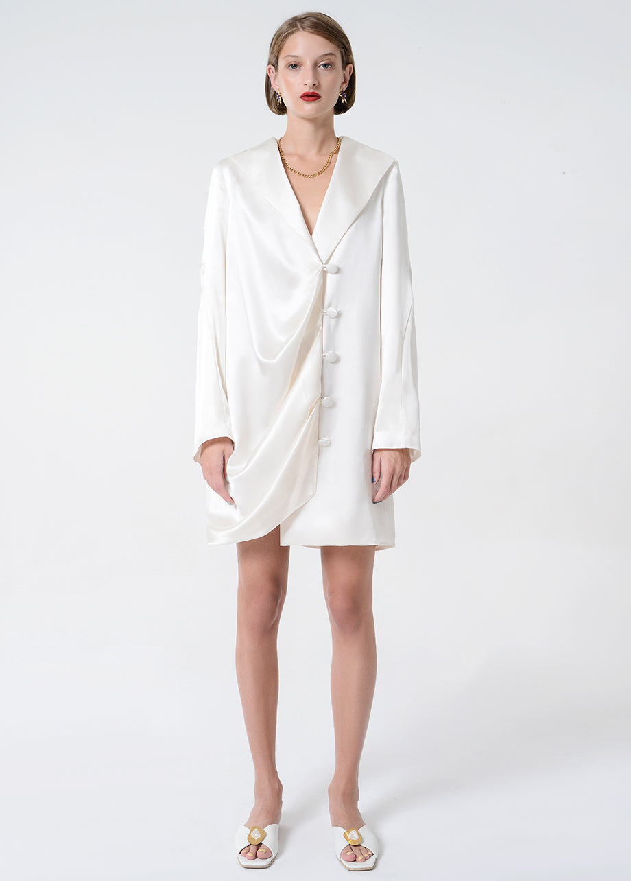 JOANA SILK DRESS - BLAZER