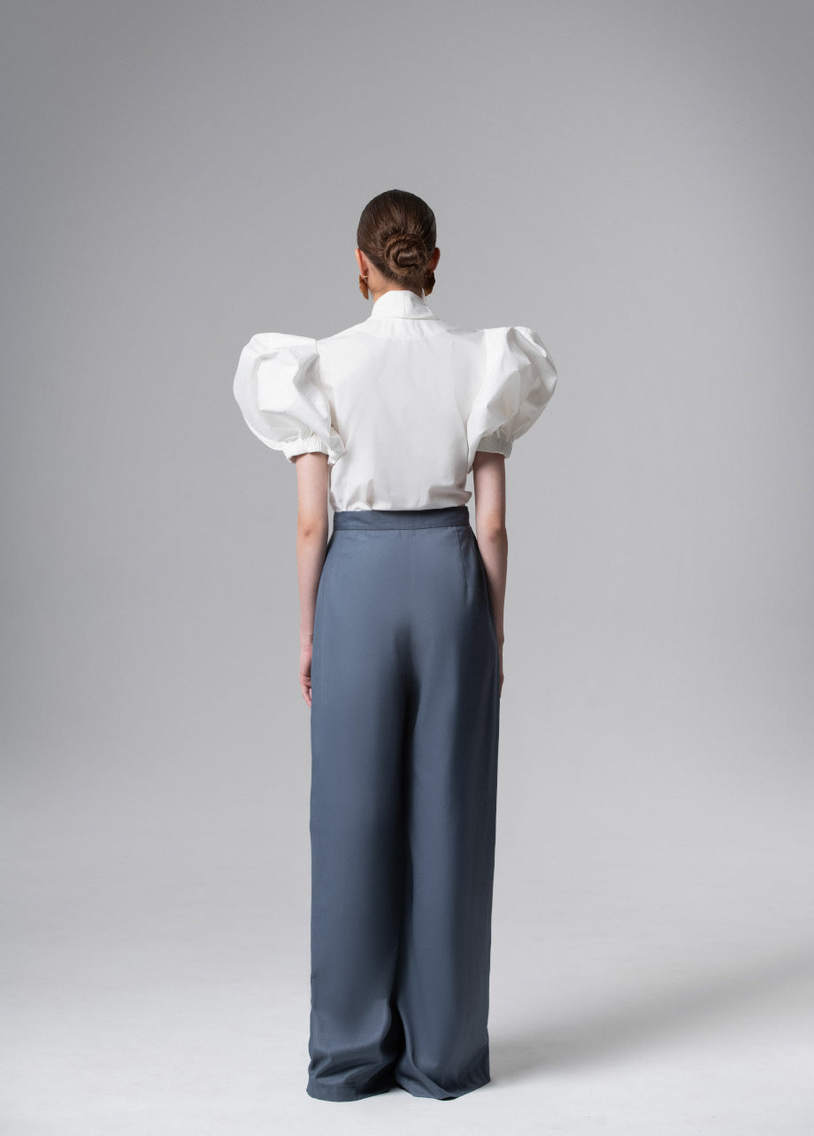 FLUID WIDE-LEG PANTS