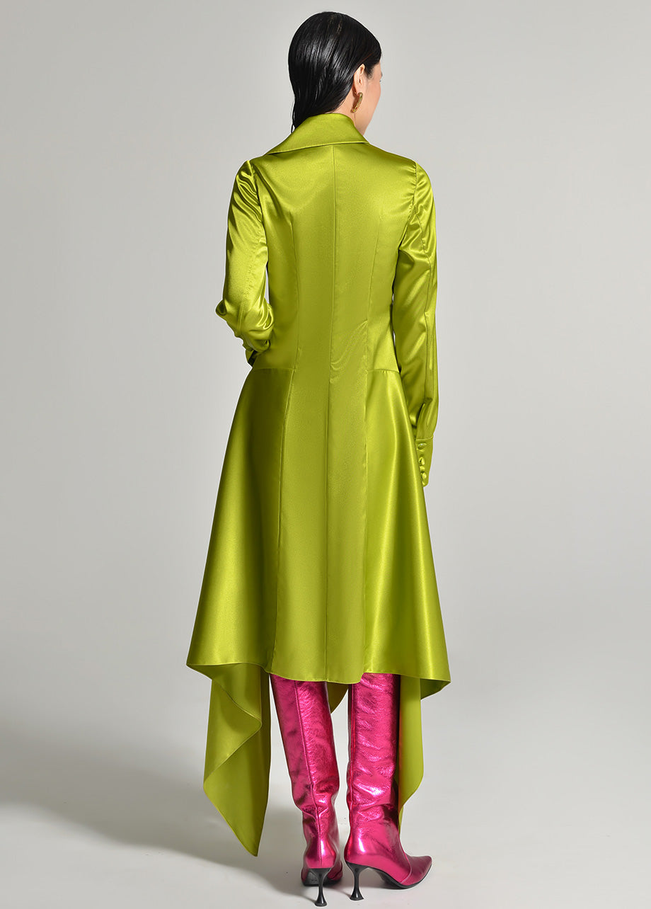 DRESS WITH ATTACHED SCARF