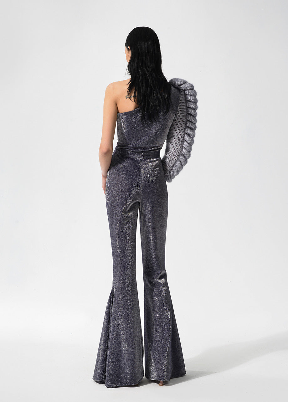 SPARKLY FLARE PANTS