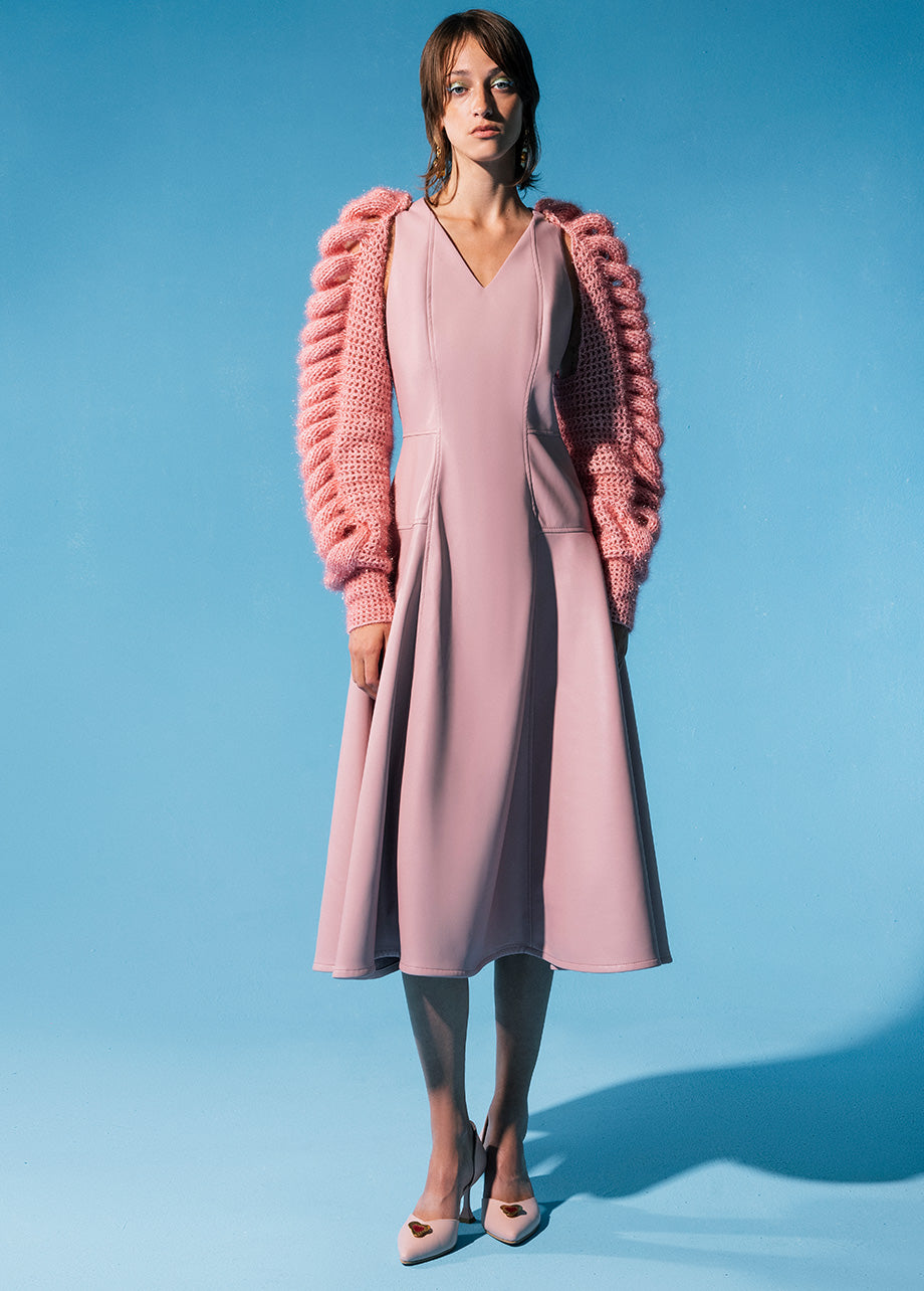 LILY STATEMENT SLEEVES DRESS