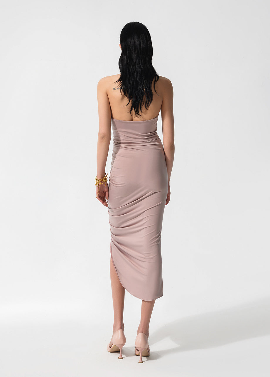 TWISTED NECK DRESS