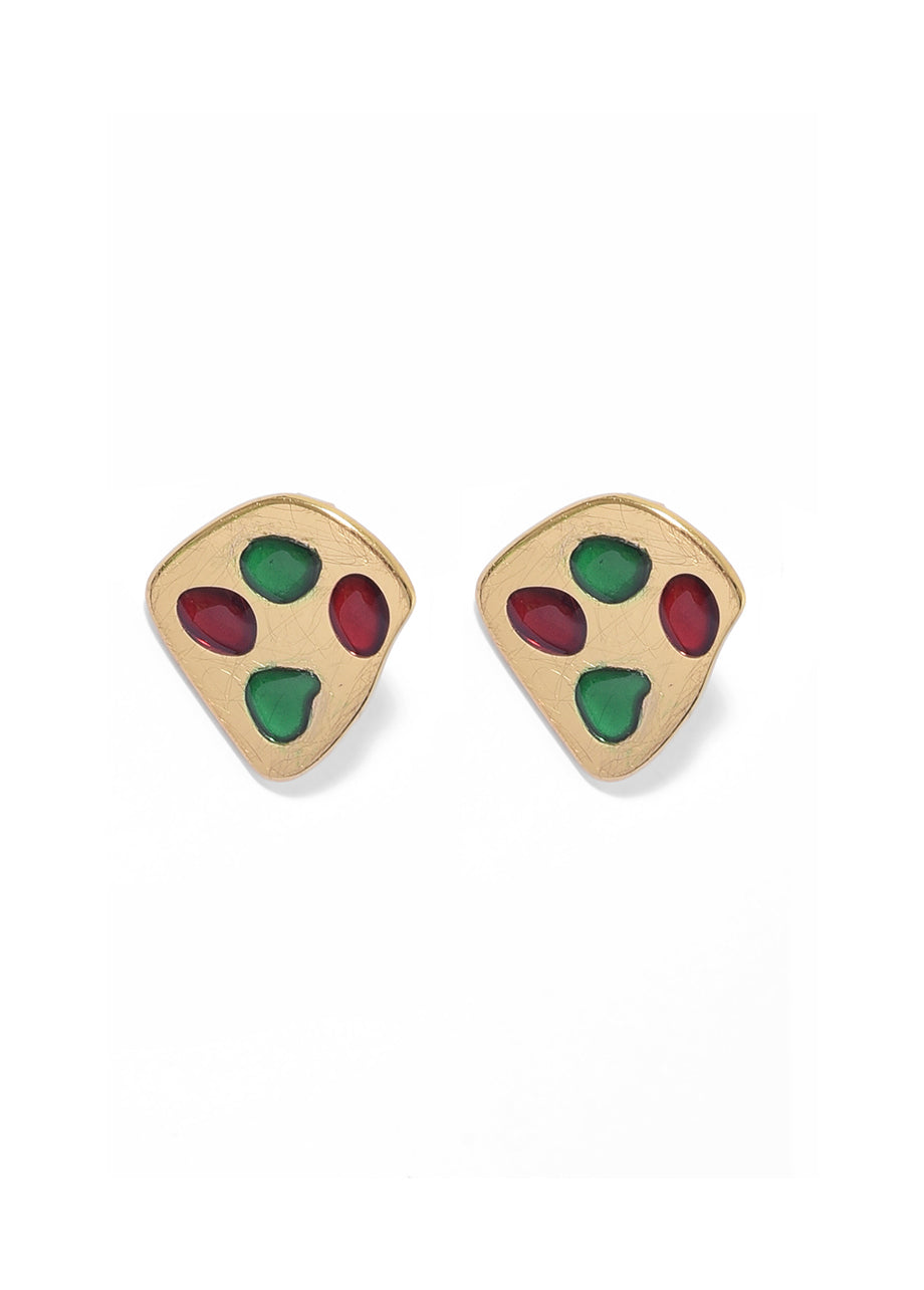 ENAMEL PEBBLES EARRINGS