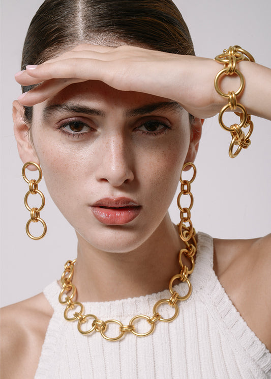 SUNKISSED CHAIN EARRINGS