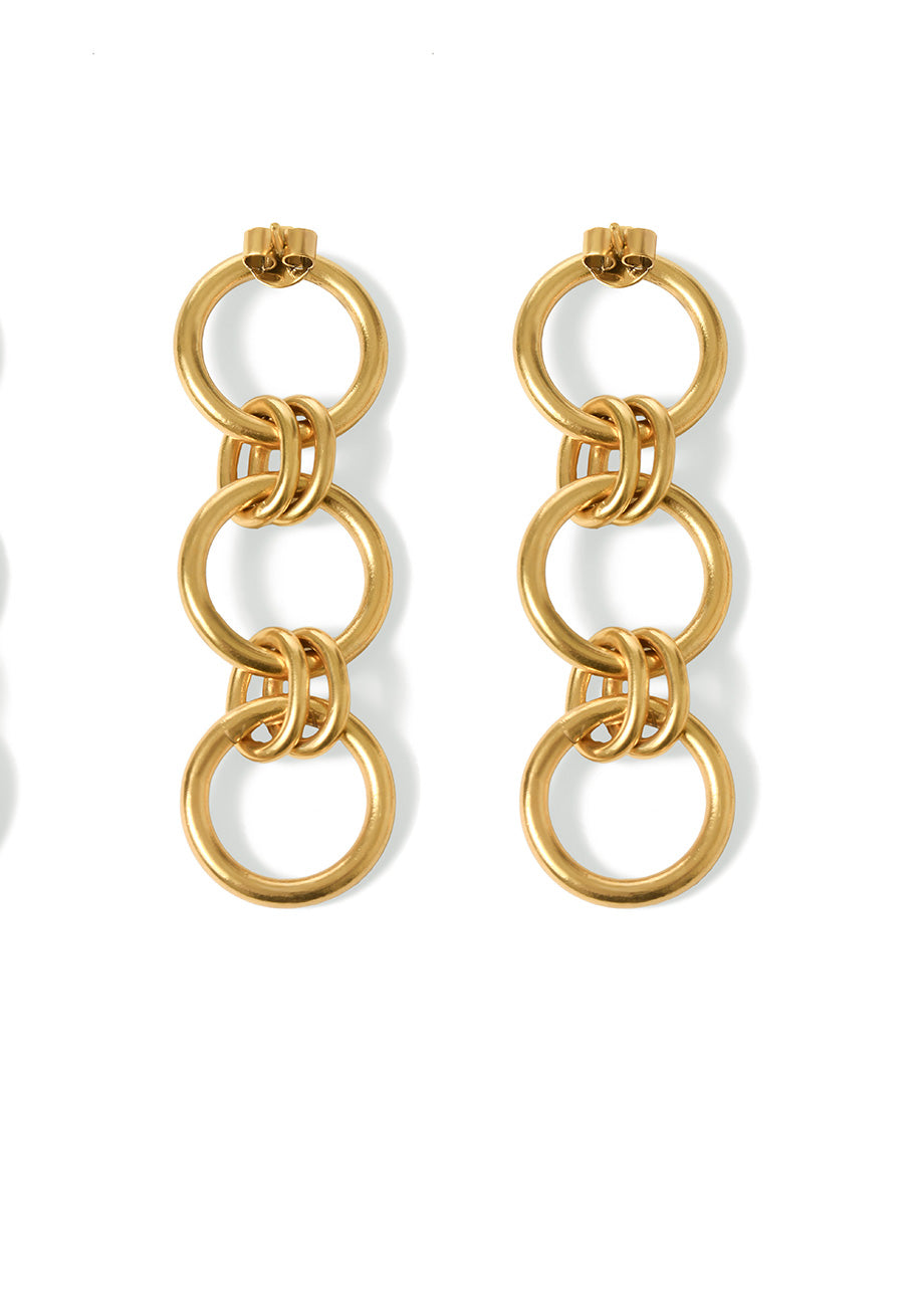 SUNKISSED CHAIN EARRINGS