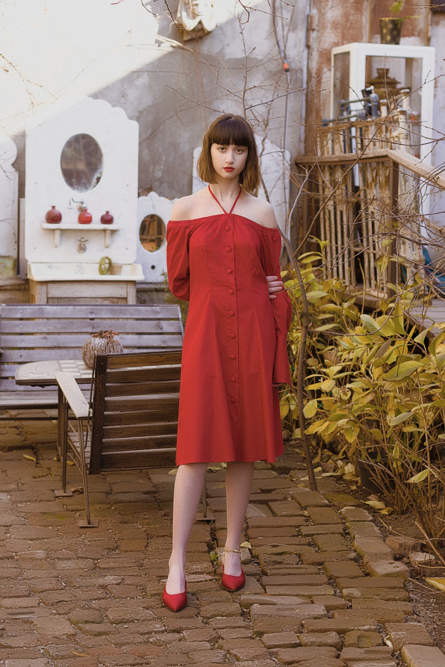 SUMMER DRESS WITH POCKETS
