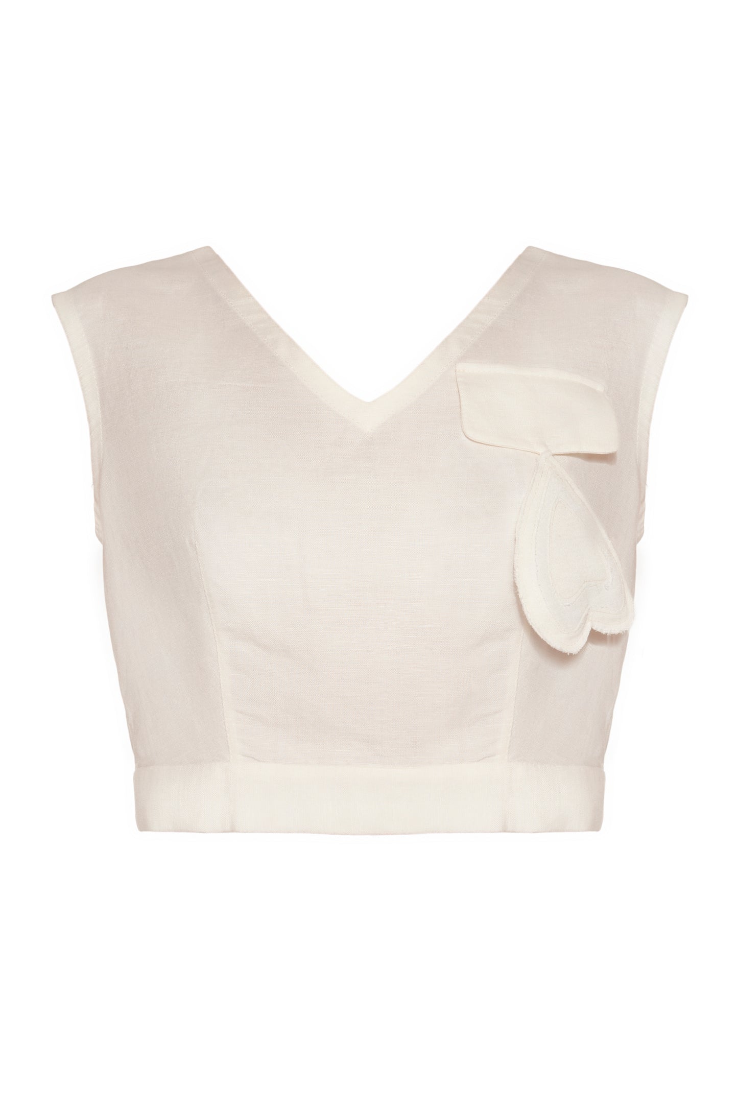 SWEETHEART CROPPED TOP