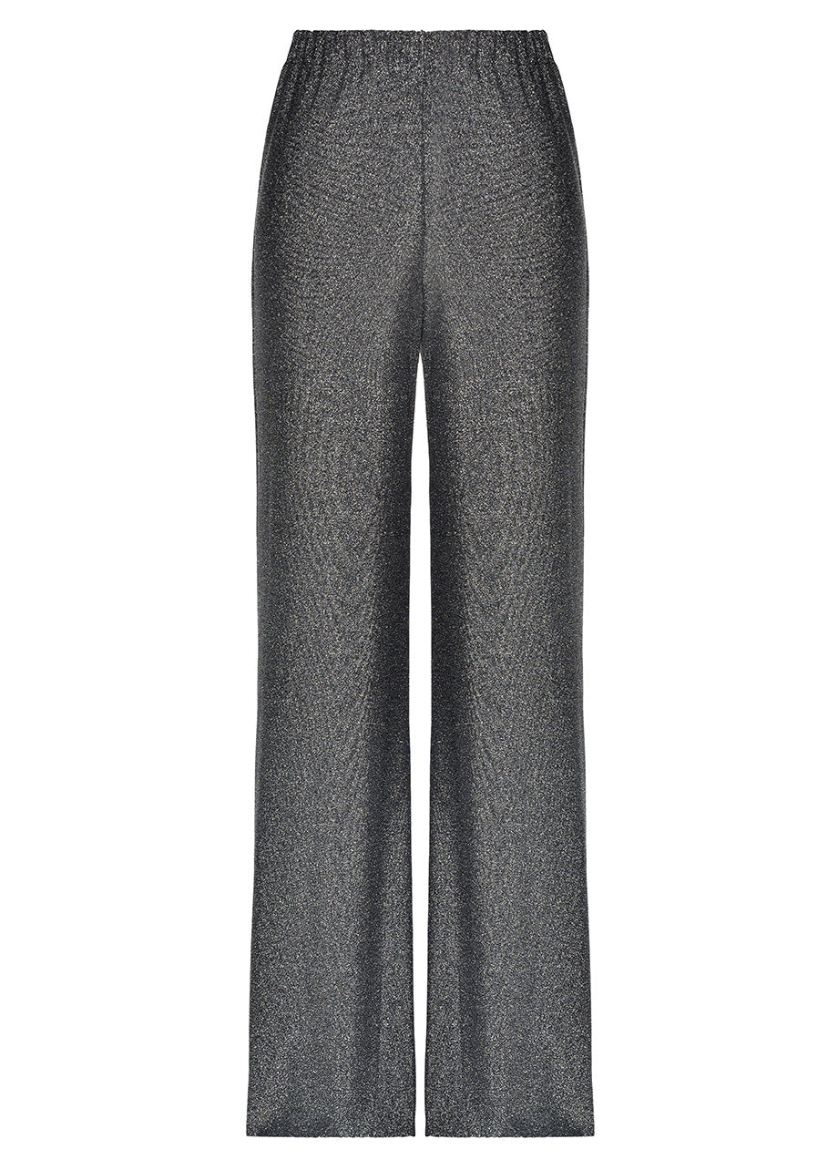 SILVER FLARE PANTS