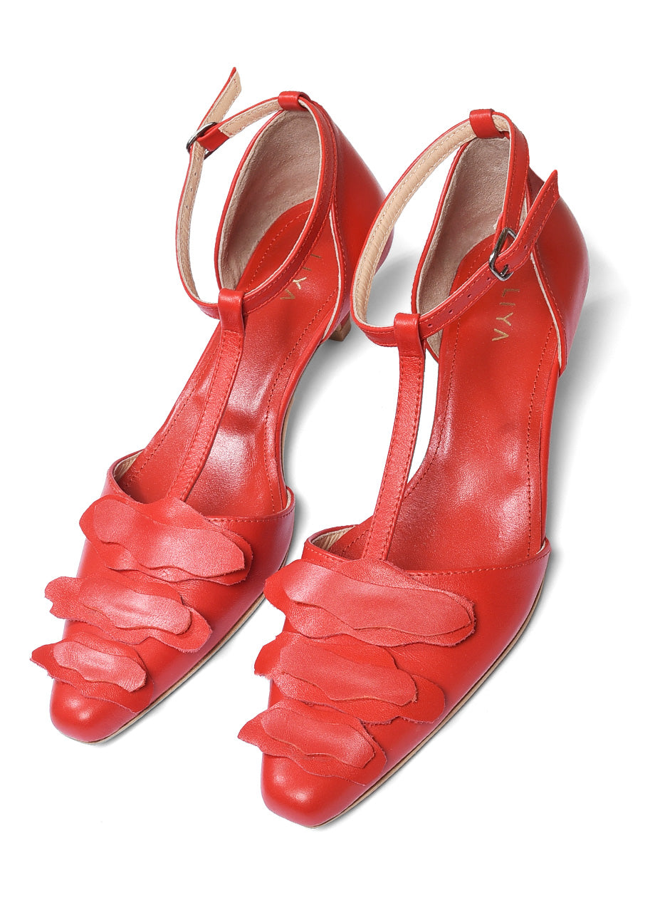 REDLIYA LEATHER SANDALS