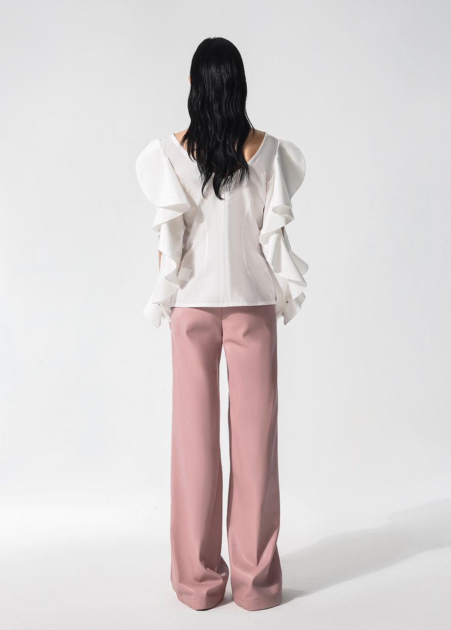 CAMELLIA FLOUNCE SHIRT