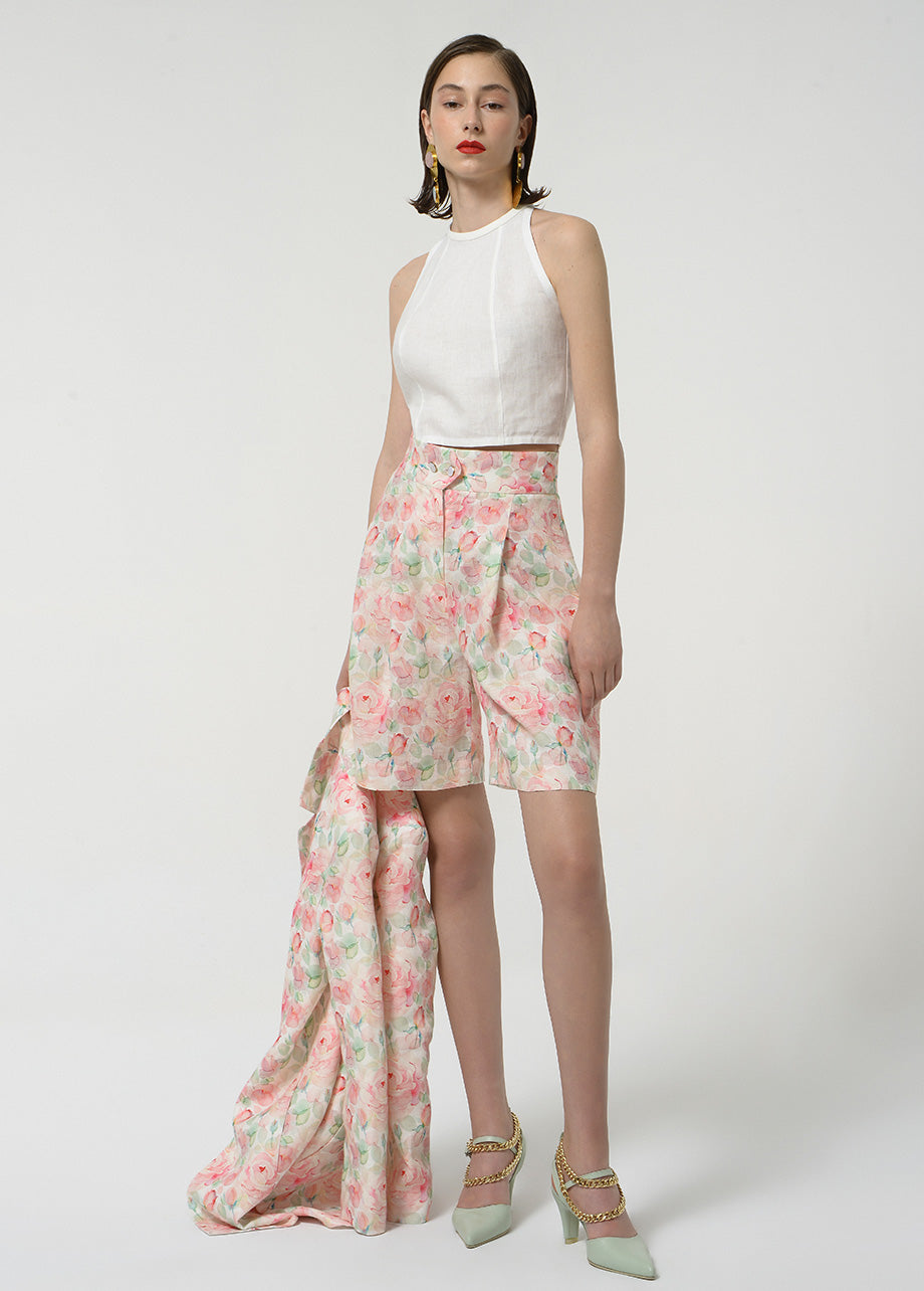 PURE LINEN SLEEVELESS TOP