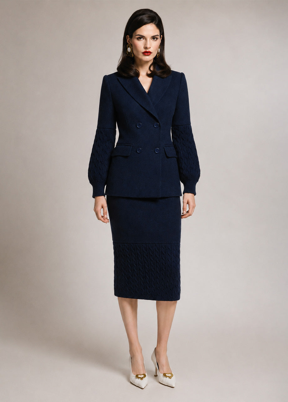 NAVY TAILORED BLAZER