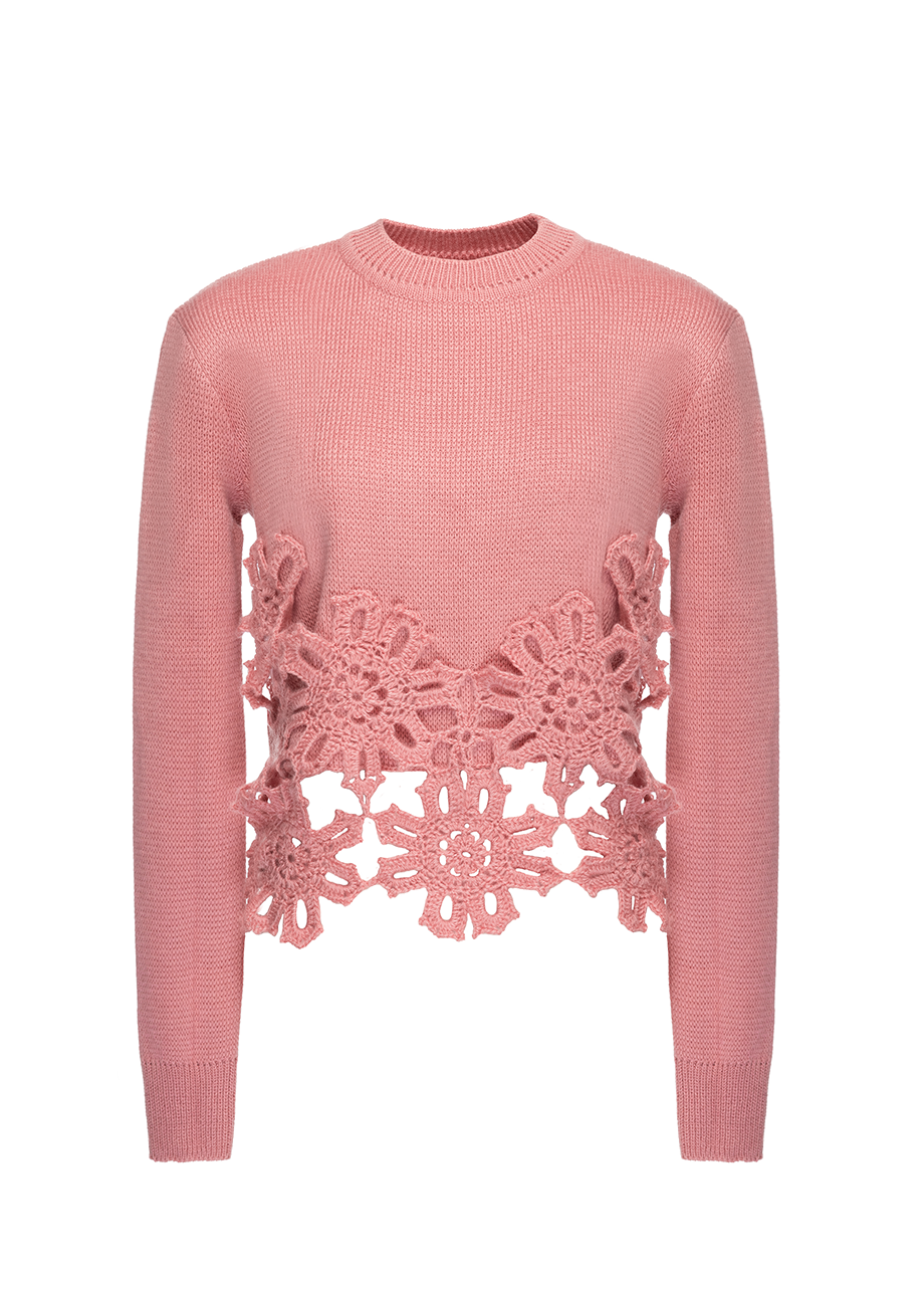 PETAL PINK KNIT SWEATER