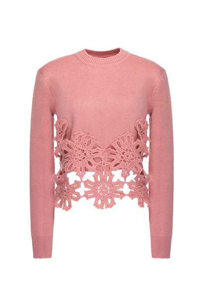 PETAL PINK KNIT SWEATER