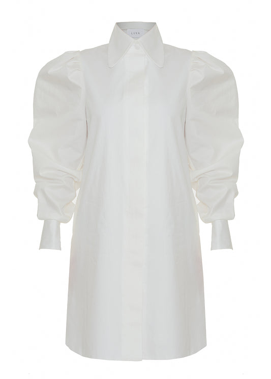 COTTON SHIRT DRESS