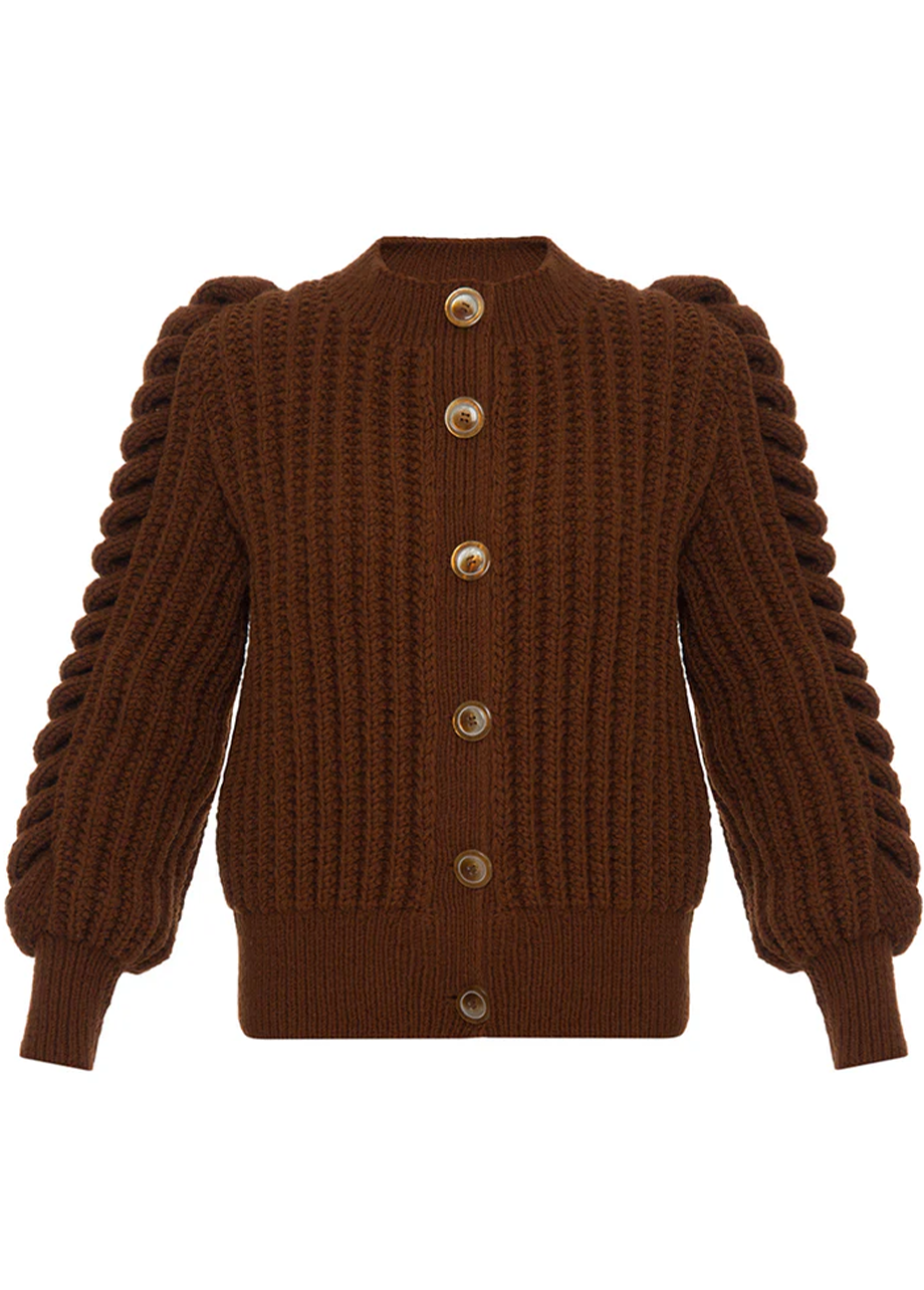 STATEMENT SHOULDERS CARDIGAN