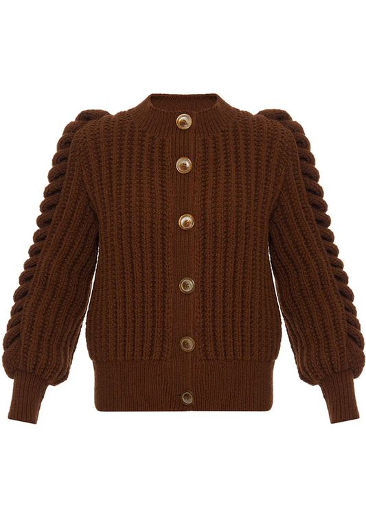 STATEMENT SHOULDERS CARDIGAN