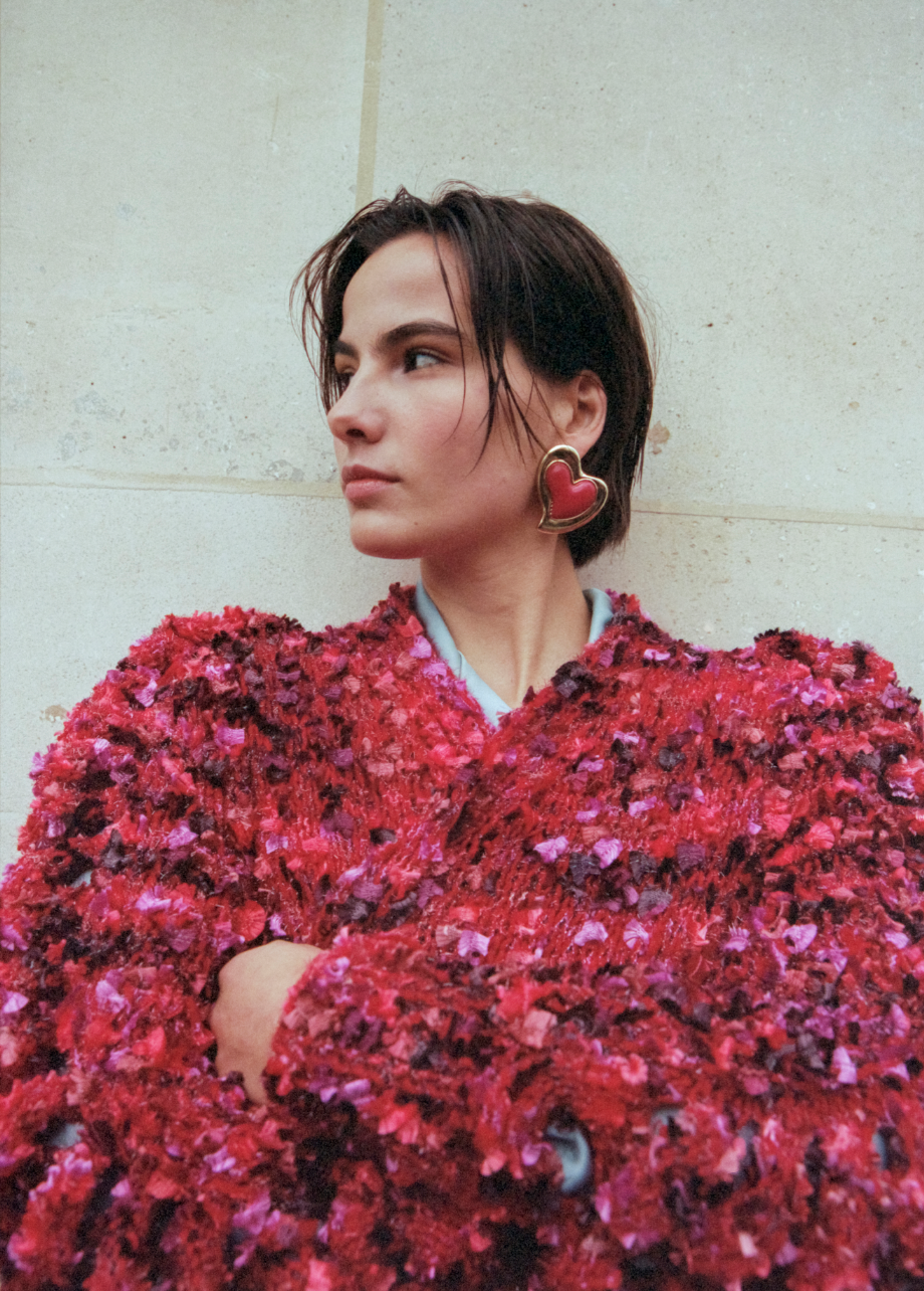 HEARTFELT RED EARRINGS