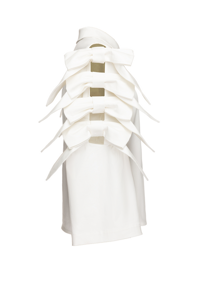 BOW-SLEEVE SHIRT