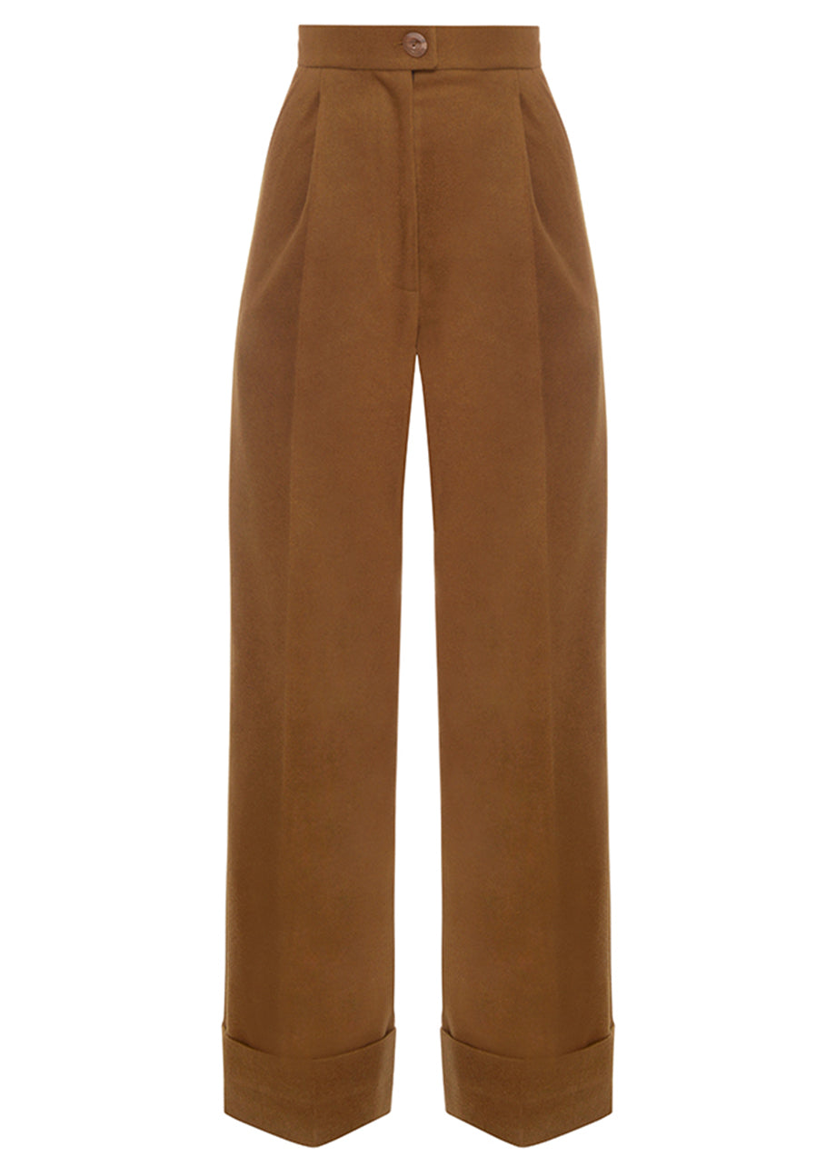 CARAMEL HIGH WAIST PANTS