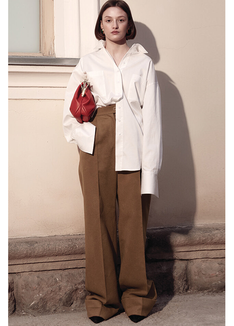 CARAMEL HIGH WAIST PANTS