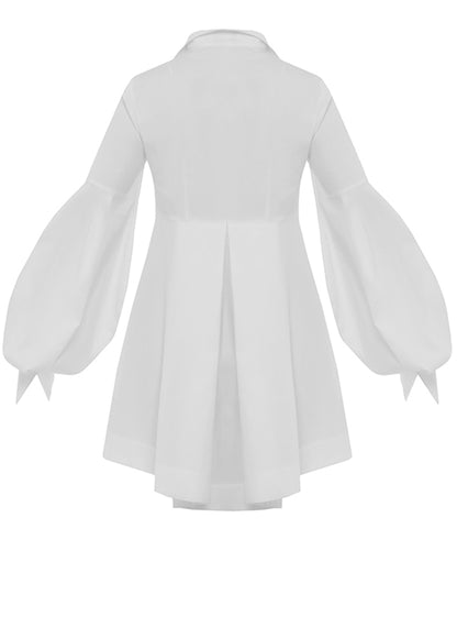 BISHOP SLEEVES SHIRT DRESS