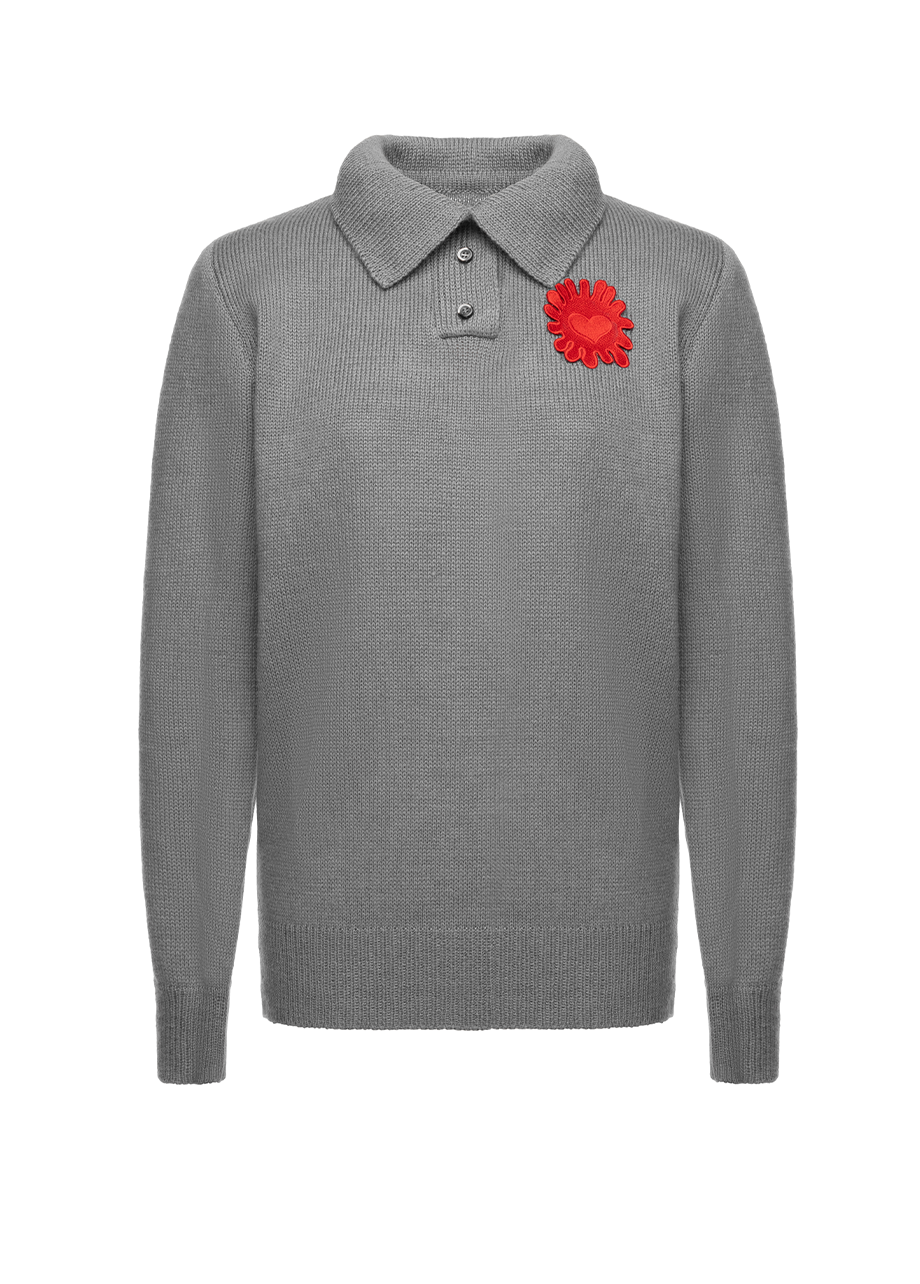 GREY POLO SHIRT