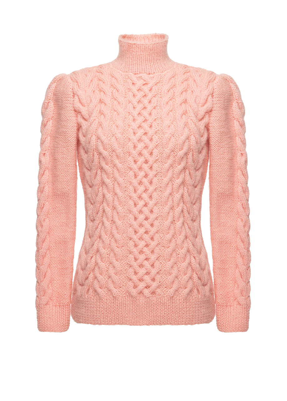 TURTLENECK PINK SWEATER