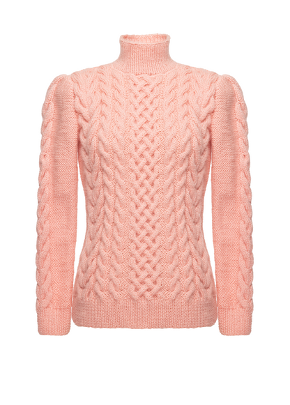 TURTLENECK PINK SWEATER