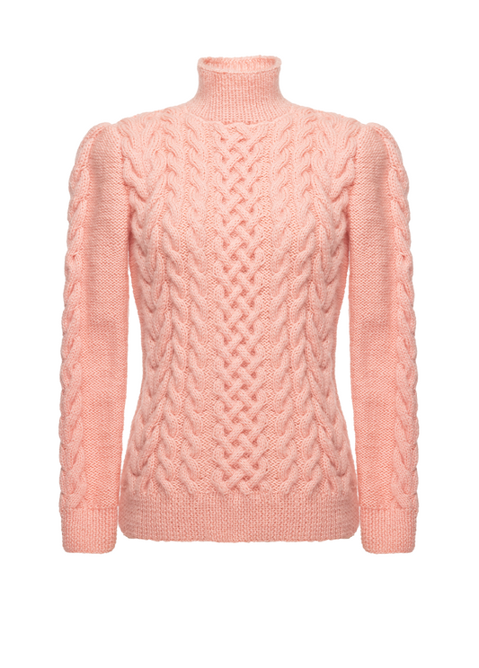 TURTLENECK PINK SWEATER