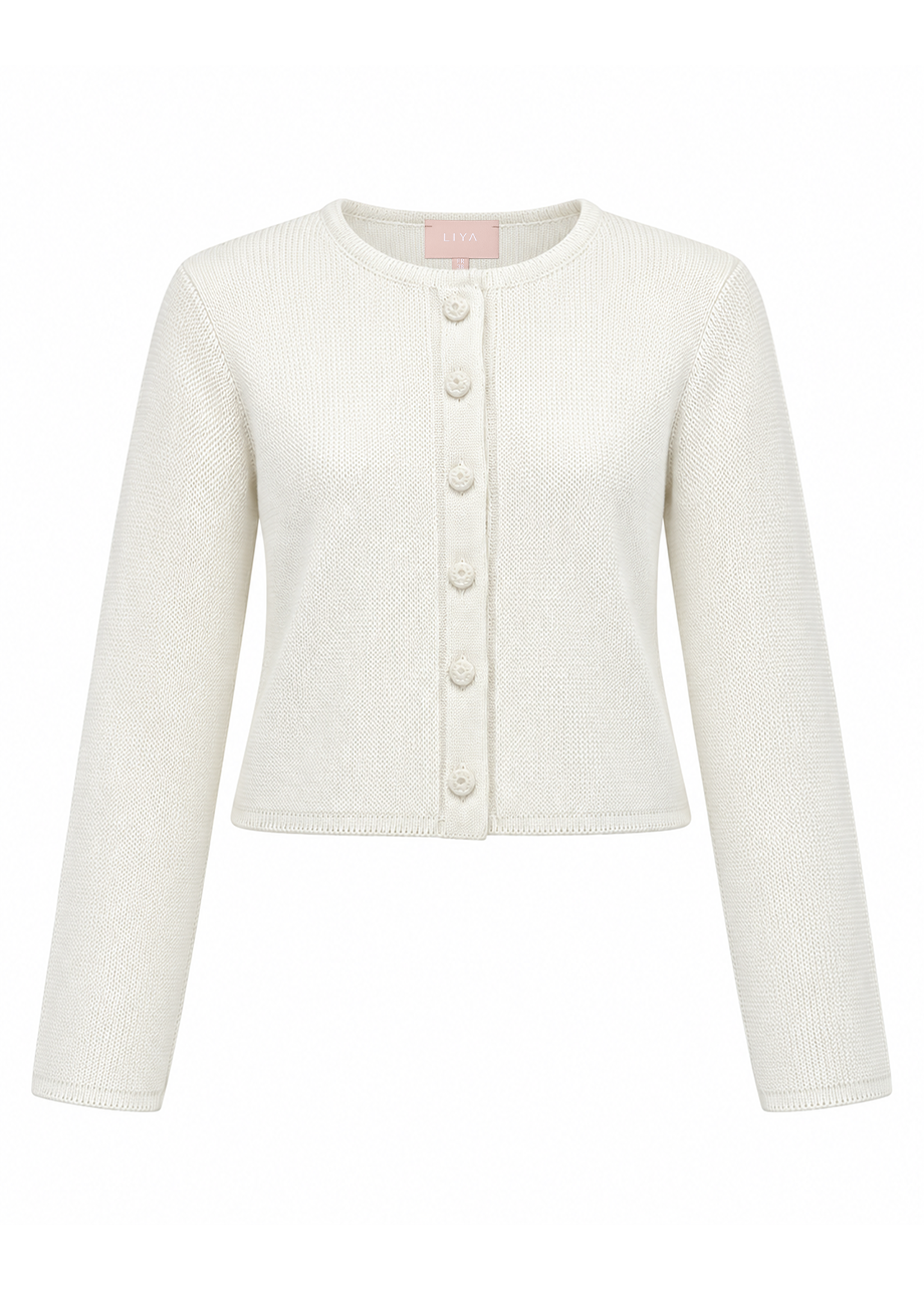 IVORY KNIT CARDIGAN