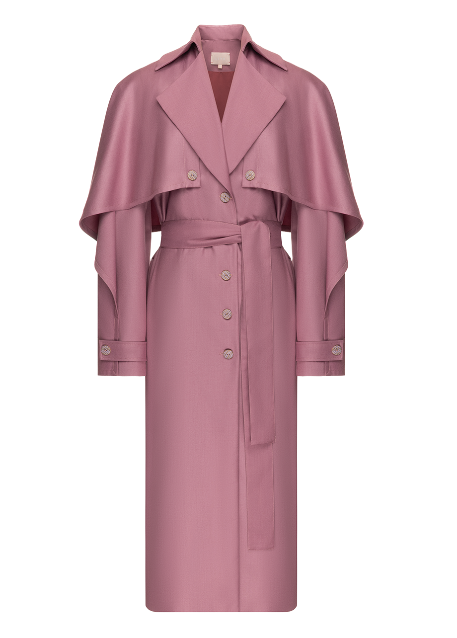 PURPLE BELTED TRENCH