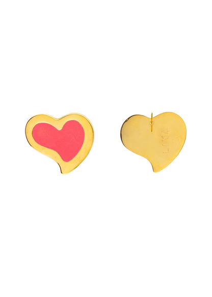 PINK LOVE EARRINGS