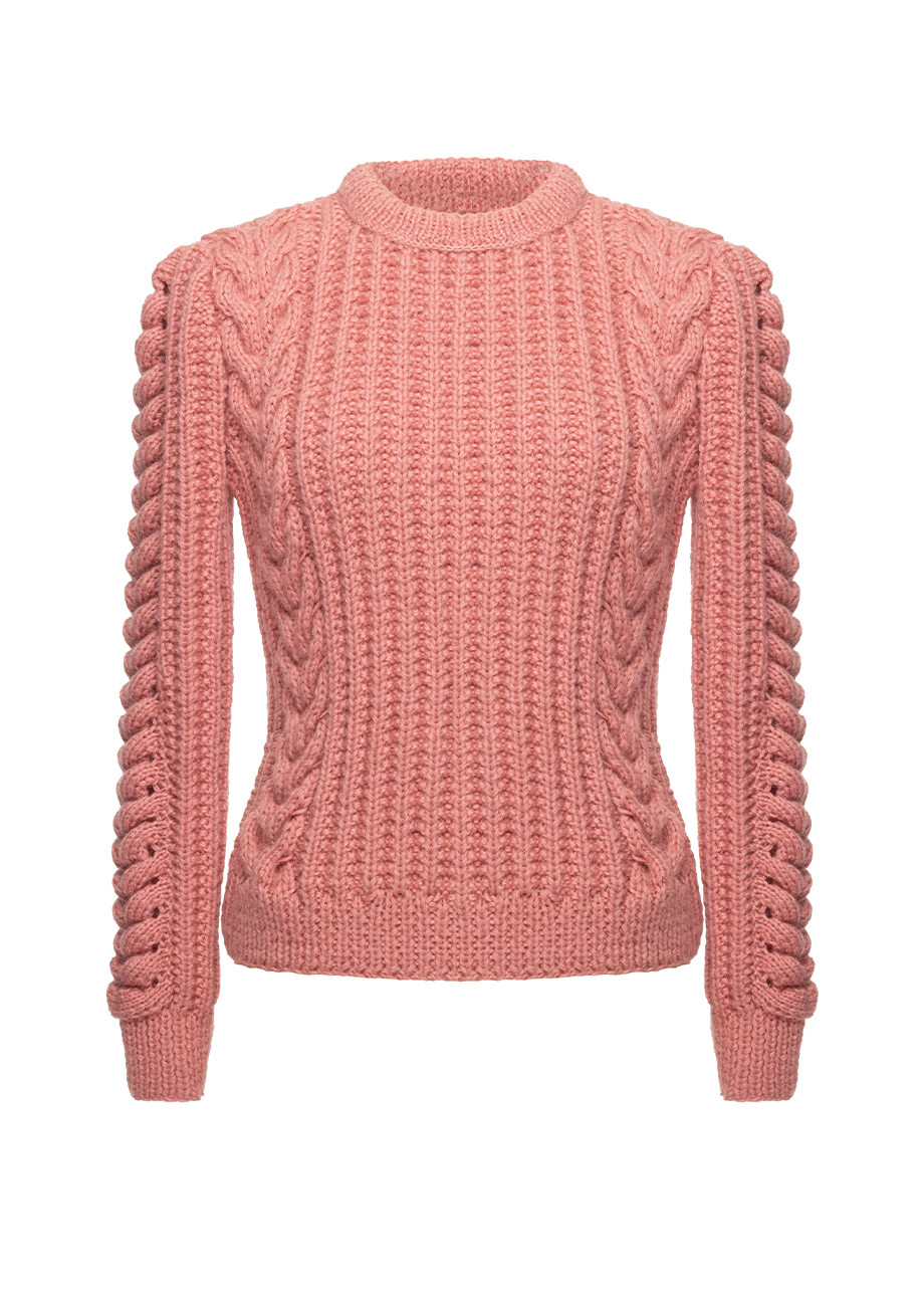 PINK HERITAGE SWEATER