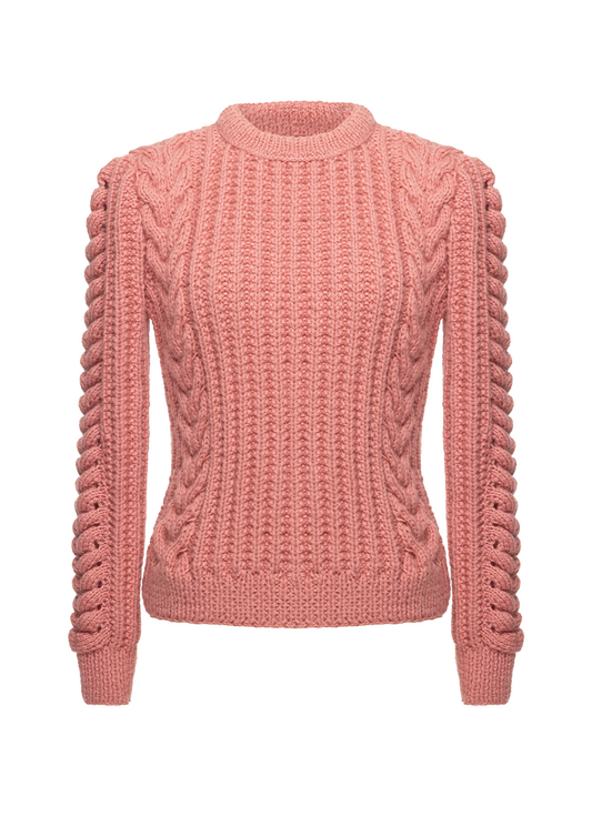 PINK HERITAGE SWEATER